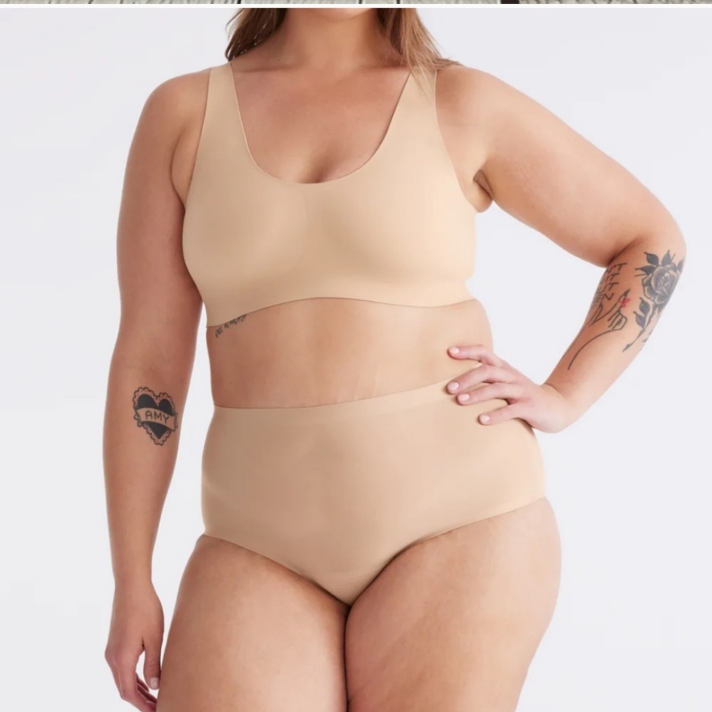 Knix Luxelift Pullover Wireless Bra Beige Xxxl